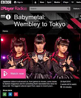 Babymetal：从温布利到东京 Babymetal: Wembley to Tokyo