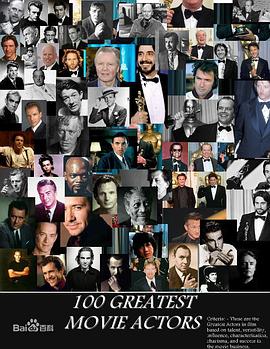 <span style='color:red'>100位</span>最伟大的电影明星 The 100 Greatest Movie Stars