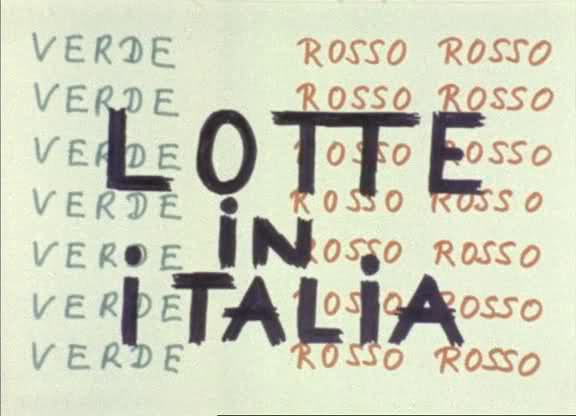 斗争在意大利 <span style='color:red'>Lotte</span> in Italia